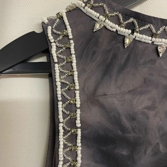 Forever21 contemporary gray tie for party dress size small - Picture 6 of 8